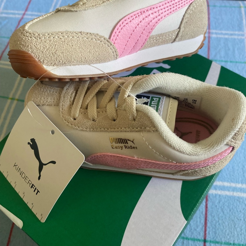 Puma Kids Sneakers - Pink and Tan